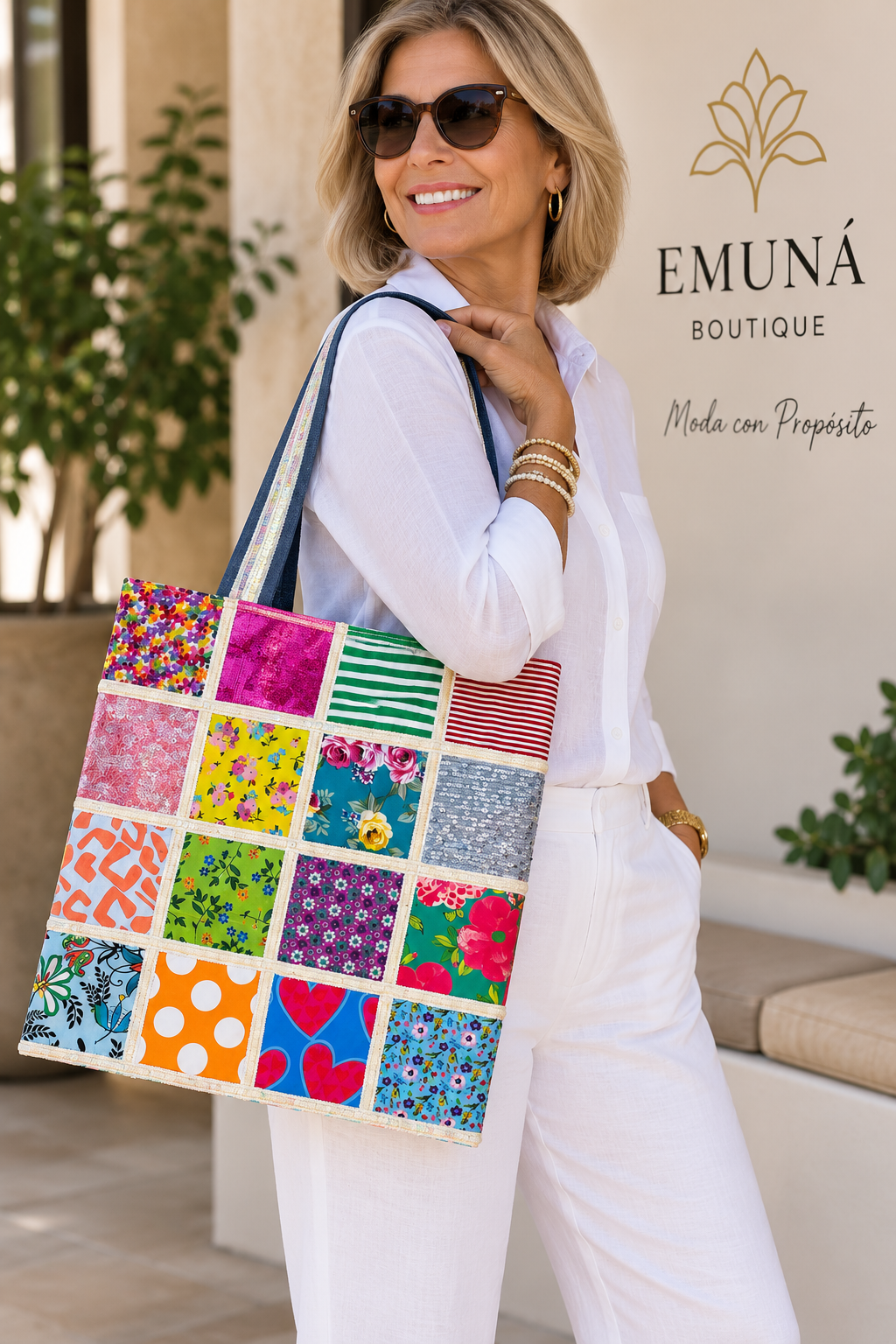 Cartera patchwork