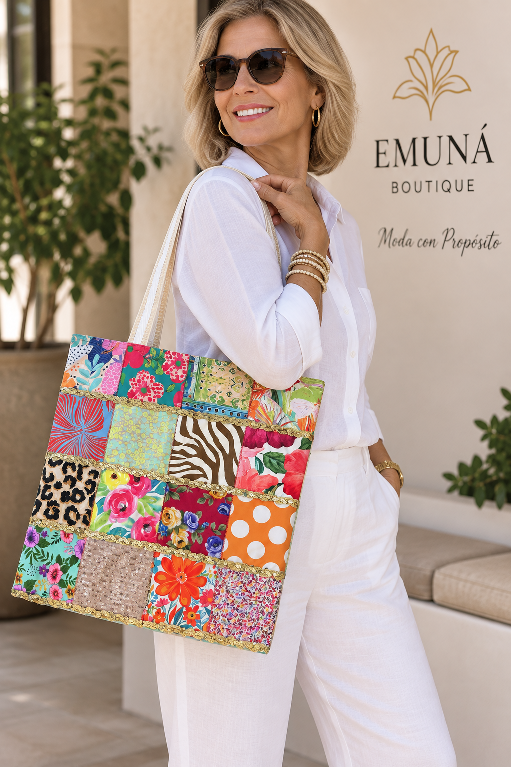 Cartera patchwork