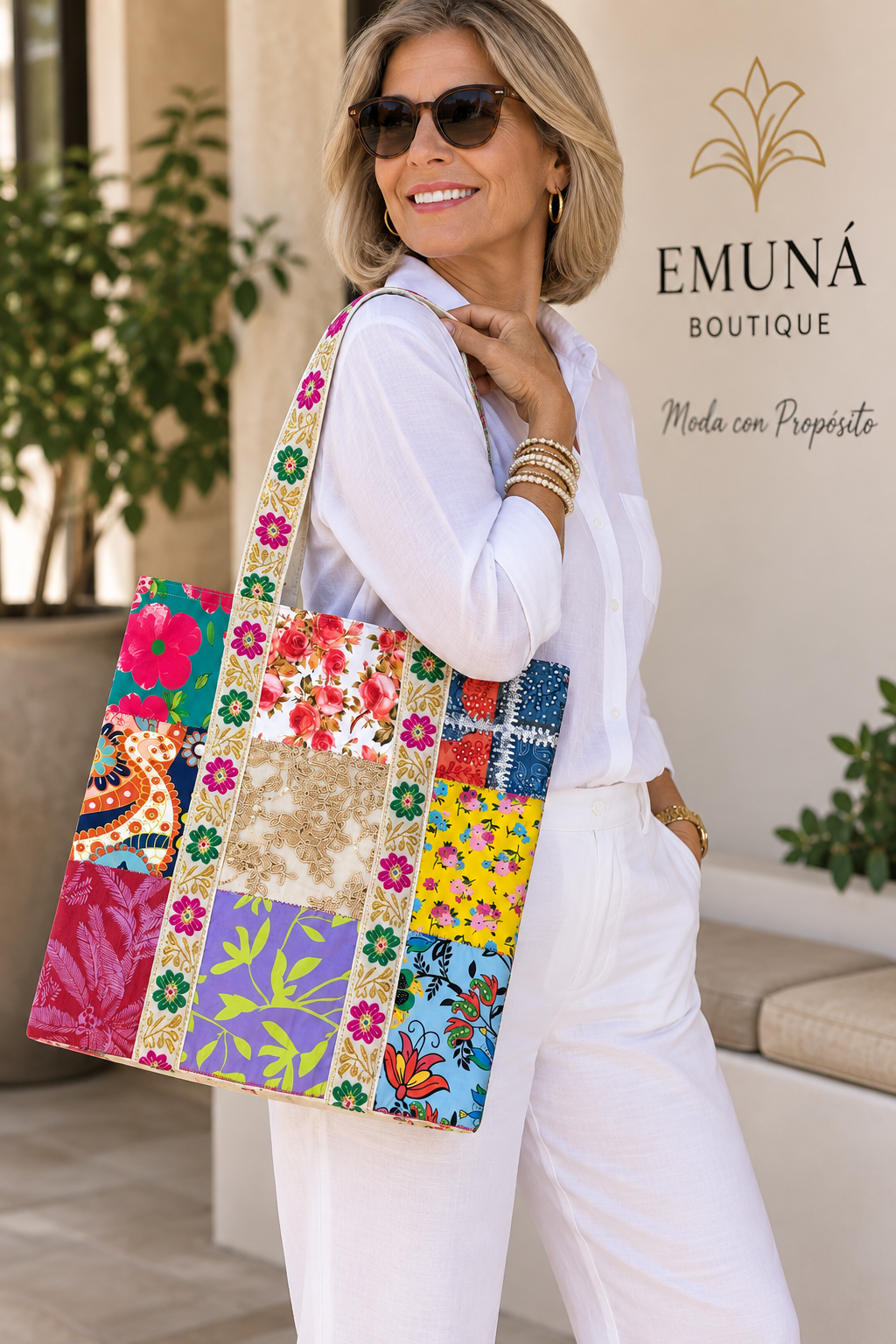 Cartera patchwork