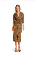 Vestido Midi Animal Print Julia Chang