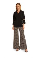 Blusa Negra con mangas 3/4