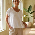 Luna Linen Top